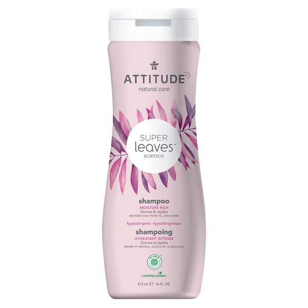 ATTITUDE Super Leaves Natural Shampoo - Moisture Rich (473 mL)