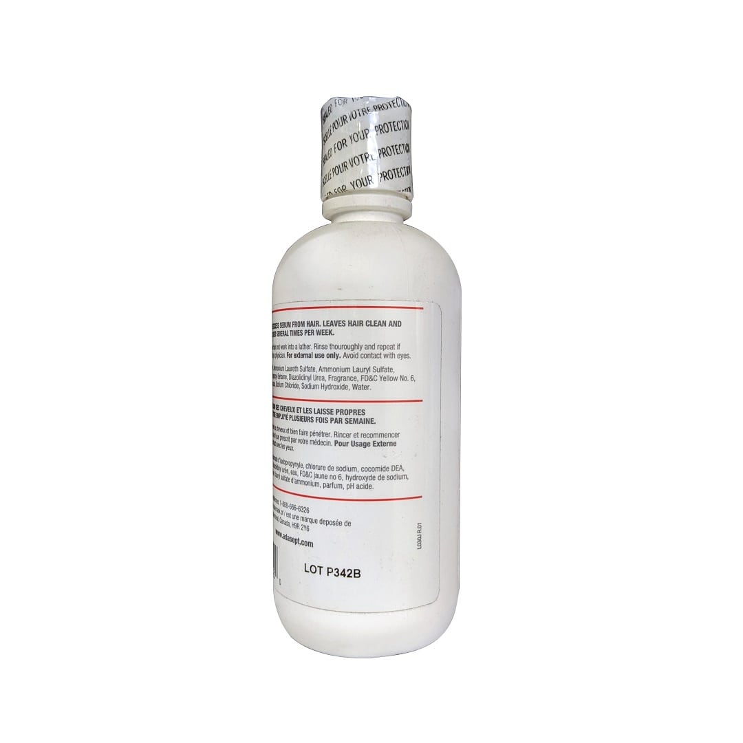 Use, Directions, Ingredients for Adasept Revitalizing Shampoo Treatment for Oily Hair (250 mL) 2 of 2