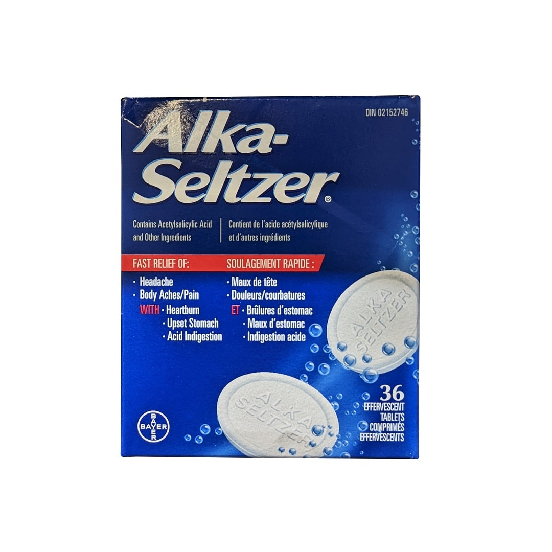 Alka-Seltzer Acetylsalicylic Acid Effervescent Tablets (36 Tablets ...