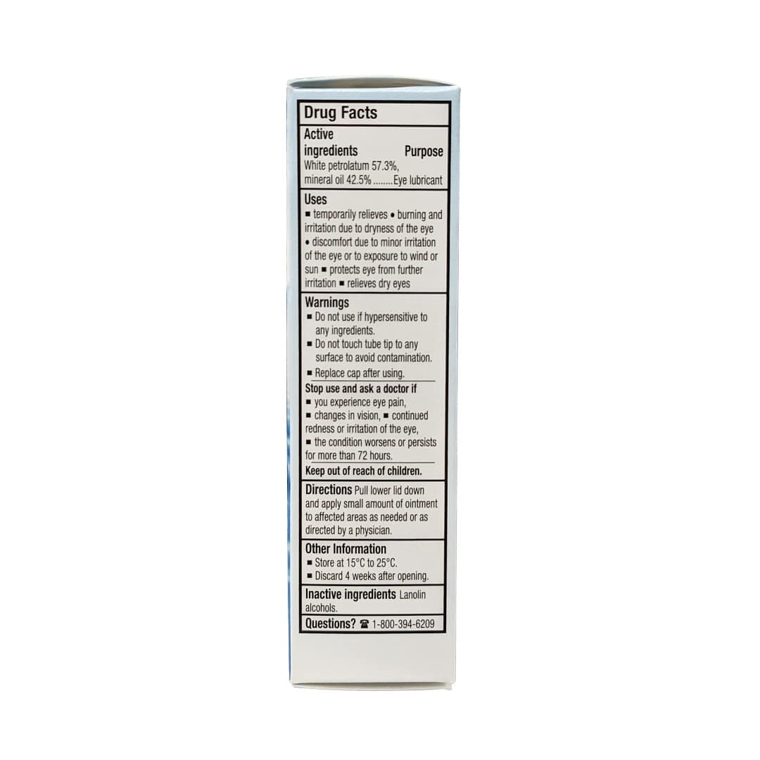 Ingredients, uses, warnings, and directions for Allergan Refresh Lacri-Lube Opthalmic Ointment (3.5g) in English