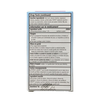 Ingredients, uses, warnings, directions for Allergan Refresh Liquigel Lubricant Eye Drops (2 x 15 mL) in French