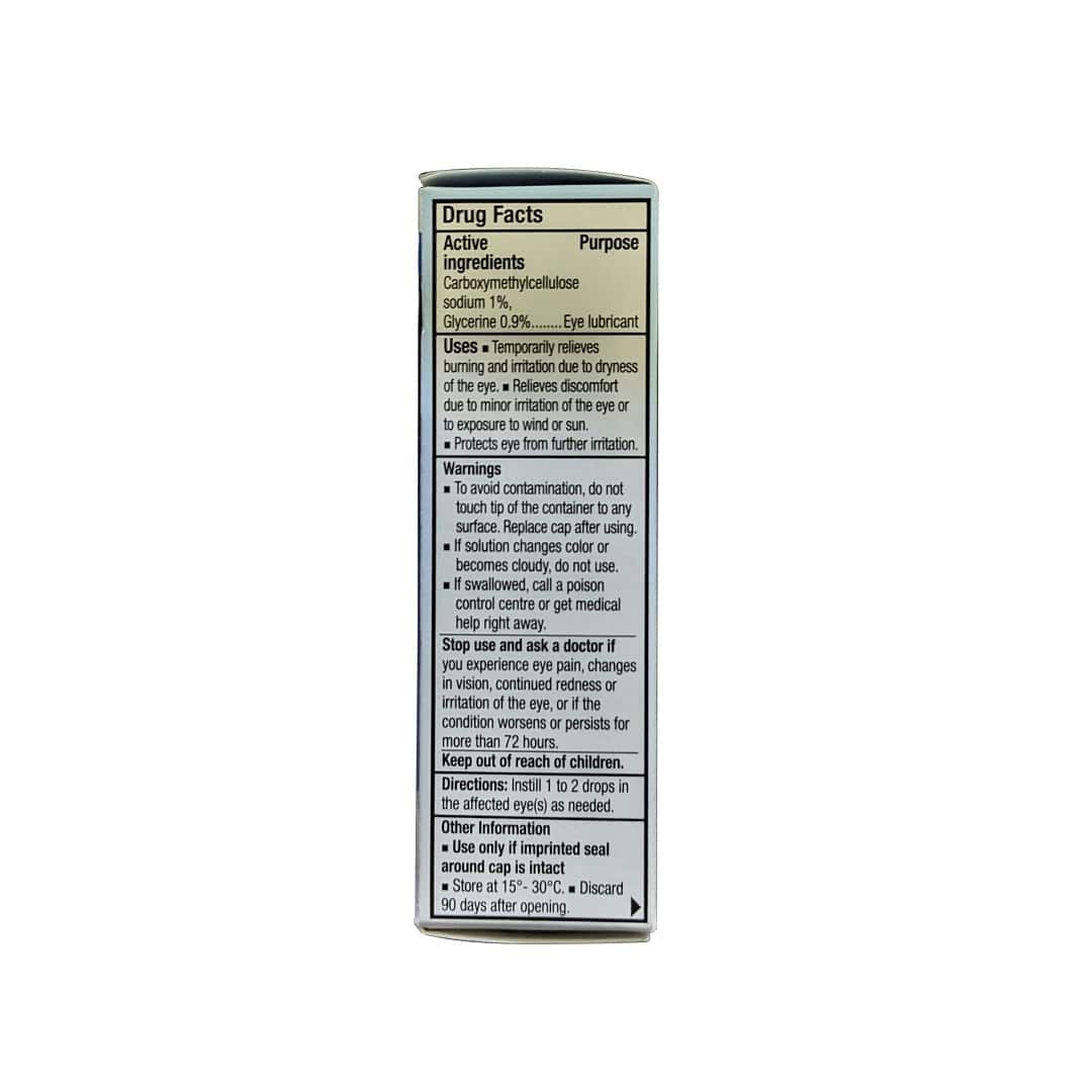 Ingredients, uses, warnings, direections for Allergan Refresh Optive Gel Drops (10 mL) in English