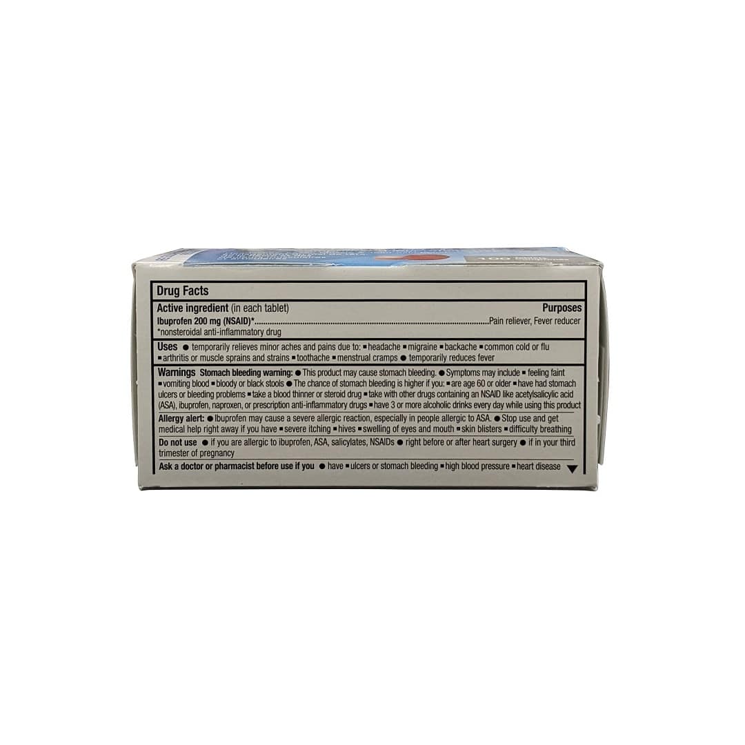 Ingredients, uses and warnings for Apothecare Regular Strength Ibuprofen 200 mg (100 tablets) in English