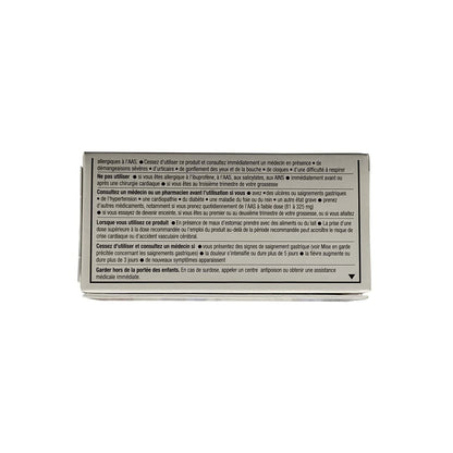 Warnings for Apothecare Regular Strength Ibuprofen 200 mg (100 tablets) in French