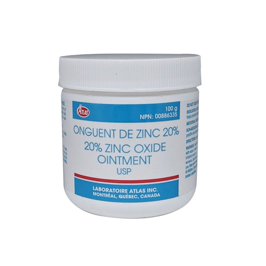 Atlas 20% Zinc Ointment (100 grams)