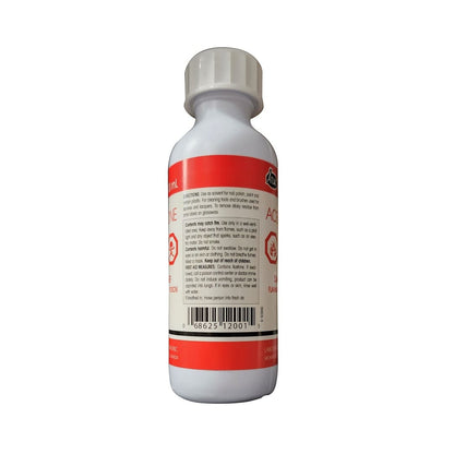 Directions and warnings for Atlas Acetone (100 mL) in English