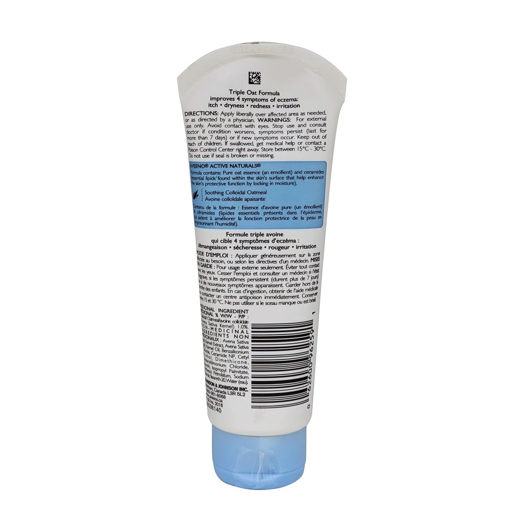 Directions, ingredients, and description for Aveeno Eczema Care Moisturizing Cream (71 mL)