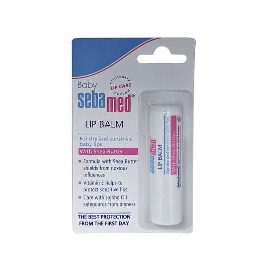 Baby Sebamed Lip Balm product label