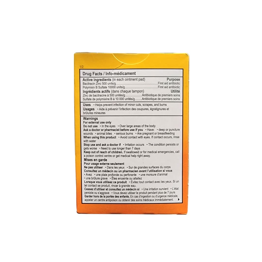 Ingredients, uses, warnings for Band-Aid Infection Defense with Polysporin Bandages (20 count)