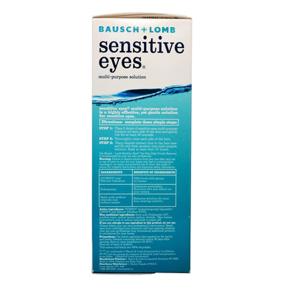 Bausch & Lomb Sensitive Eyes Multi-Purpose Solution for Soft Contact Lens (355 mL)