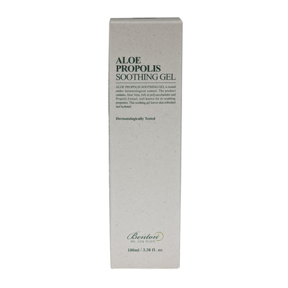Product label for Benton Aloe Propolis Soothing Gel