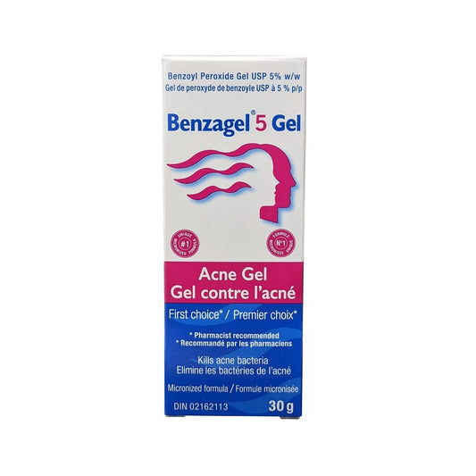 Product albel for Benzagel 5 Acne Gel (30 grams)