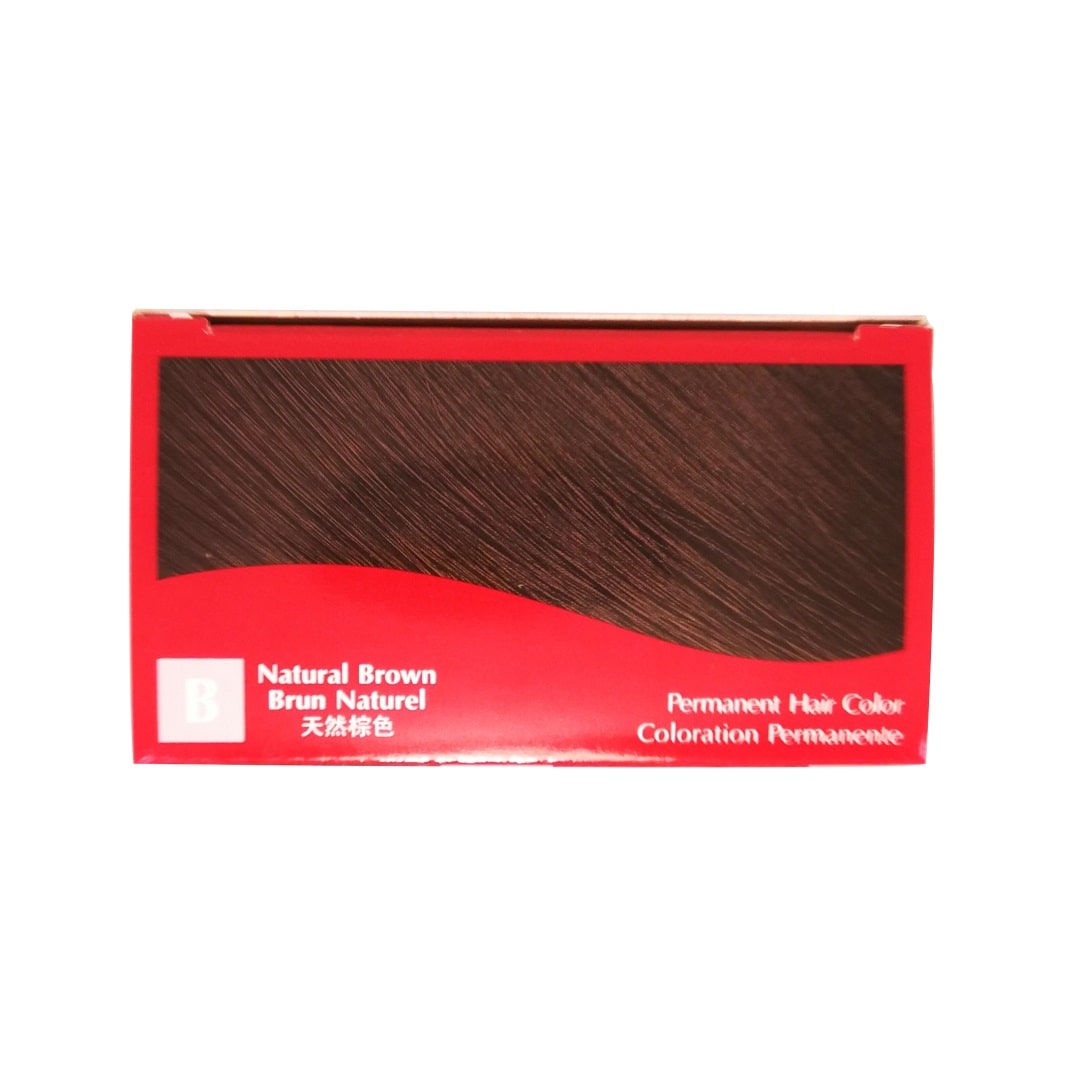 Colour swatch for Bigen Speedy Hair Color Natural Brown (B) (40 grams)