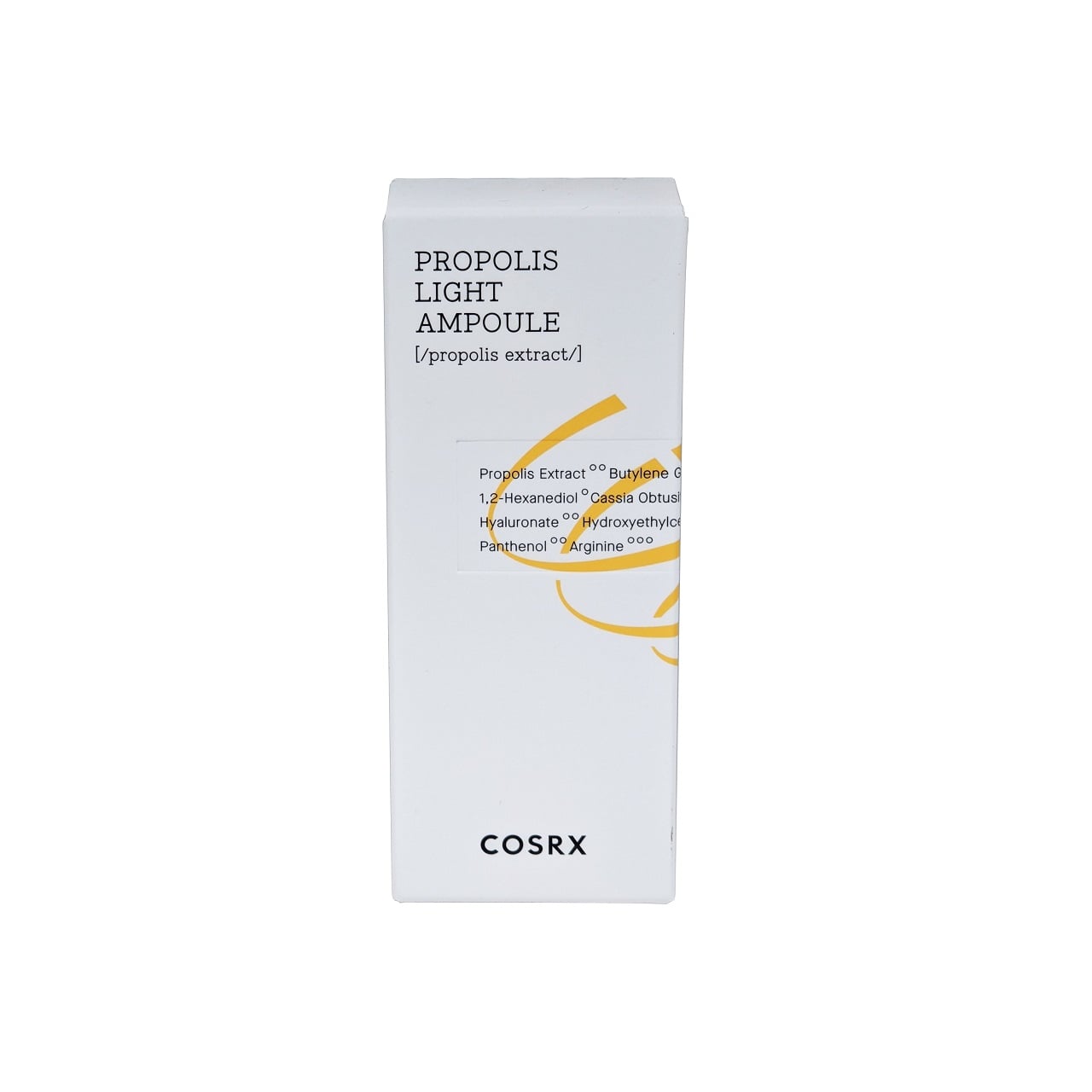 Product label for COSRX Full Fit Propolis Light Ampoule