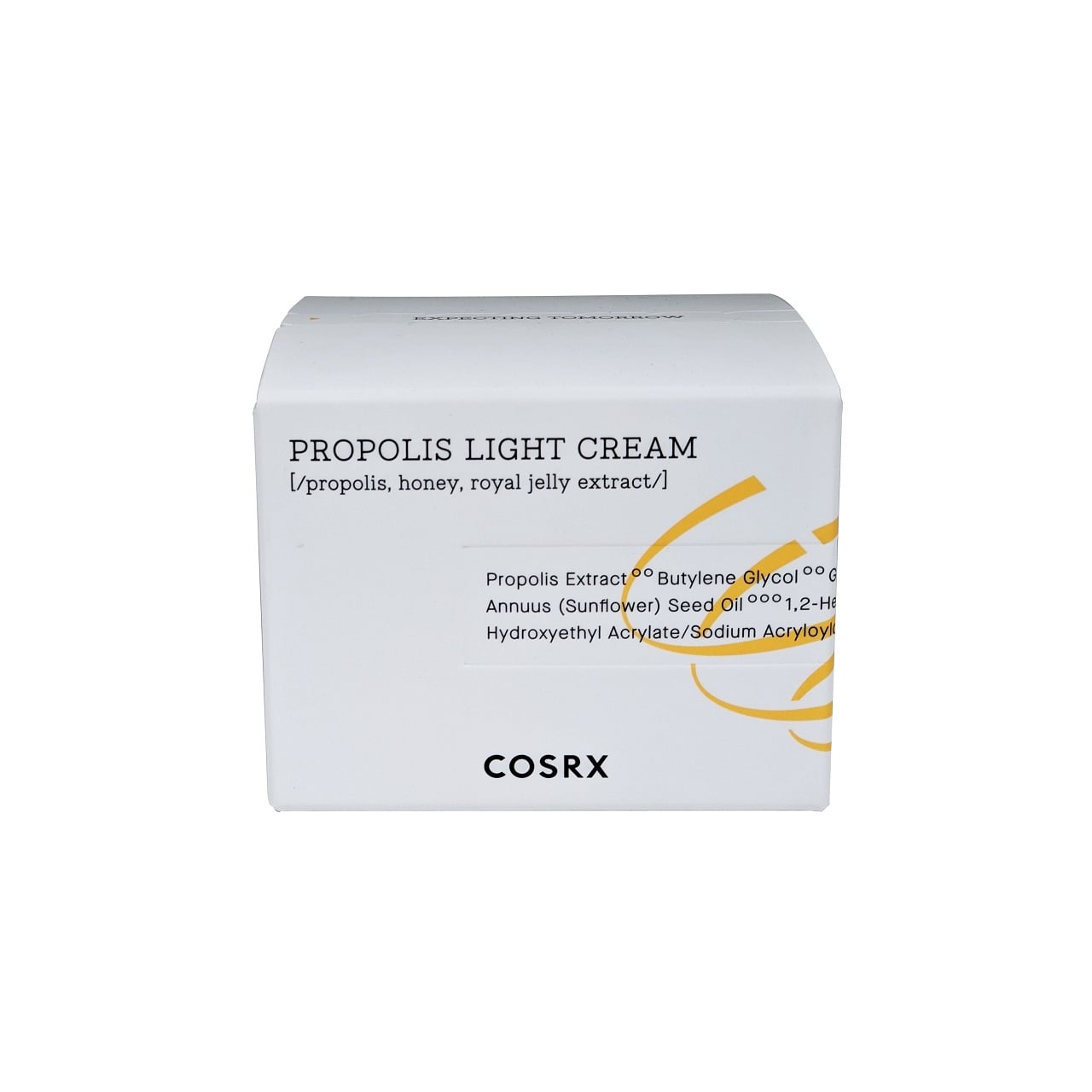 Product label for COSRX Full Fit Propolis Light Cream