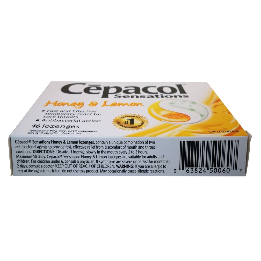 Cepacol Sensations Honey and Lemon (16 lozenges)