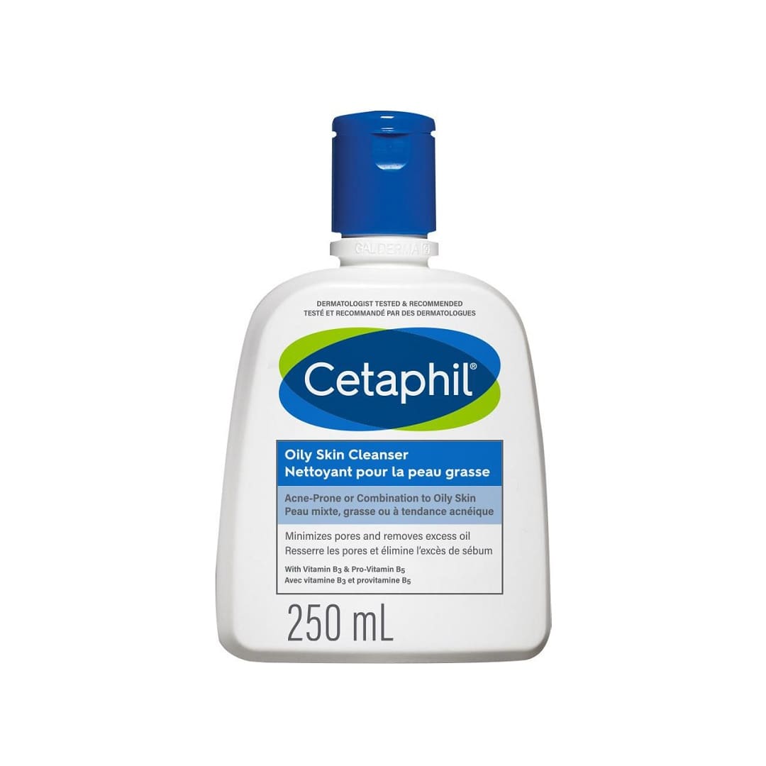 Product Label for Cetaphil Oily Skin Cleanser (250 mL)
