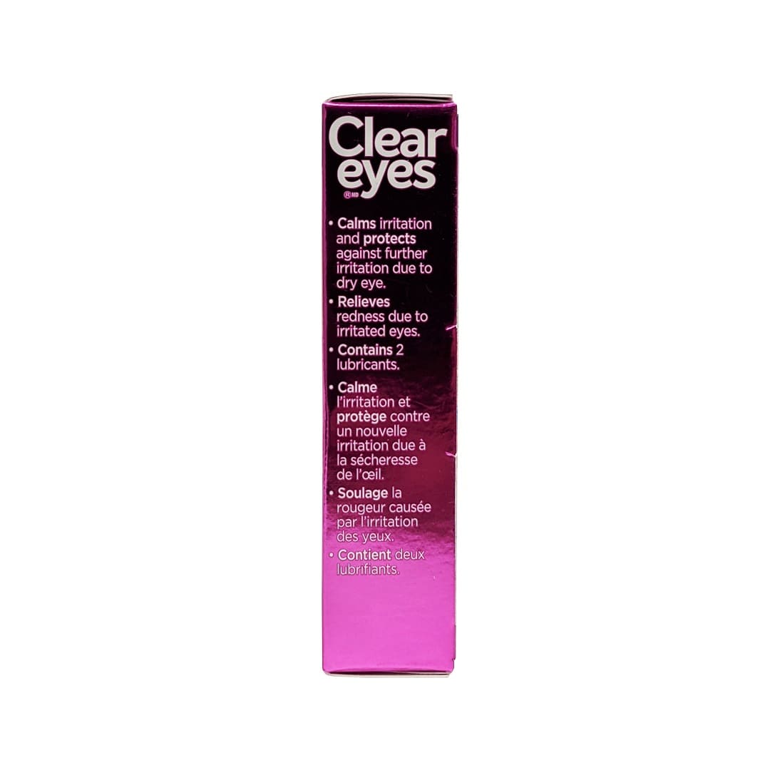 Features for Clear Eyes Triple Action Relief Eye Drops (15 mL)