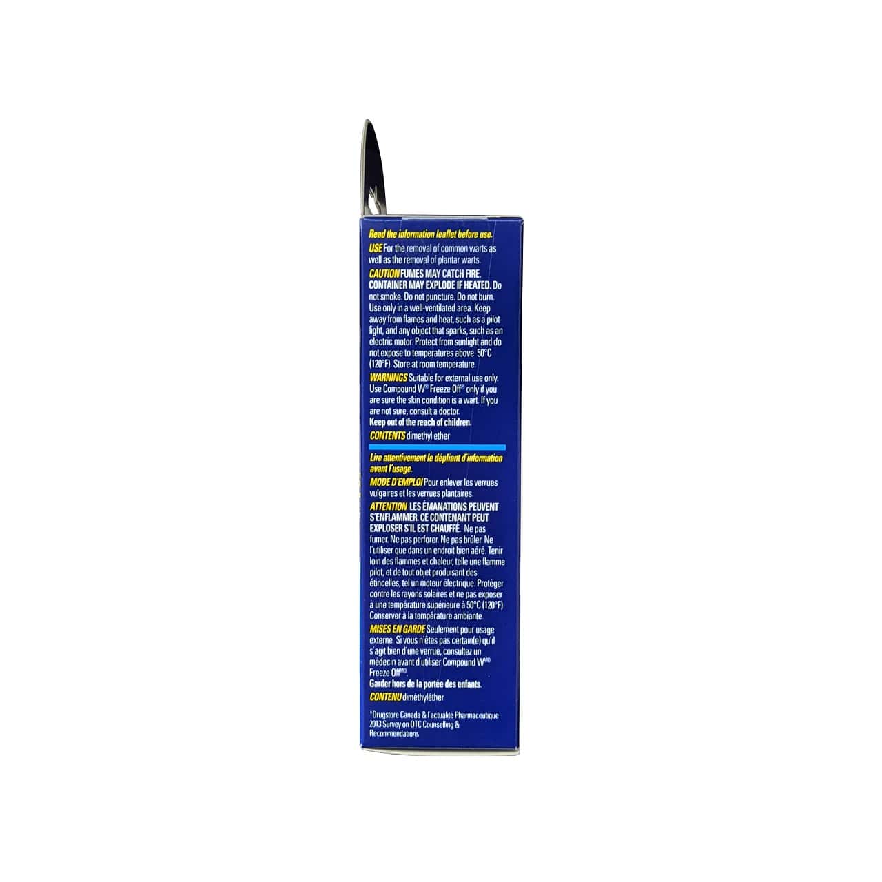 Uses, Cautions, Warnings, Ingredients for Compound W Freeze Off Advanced (15 count)