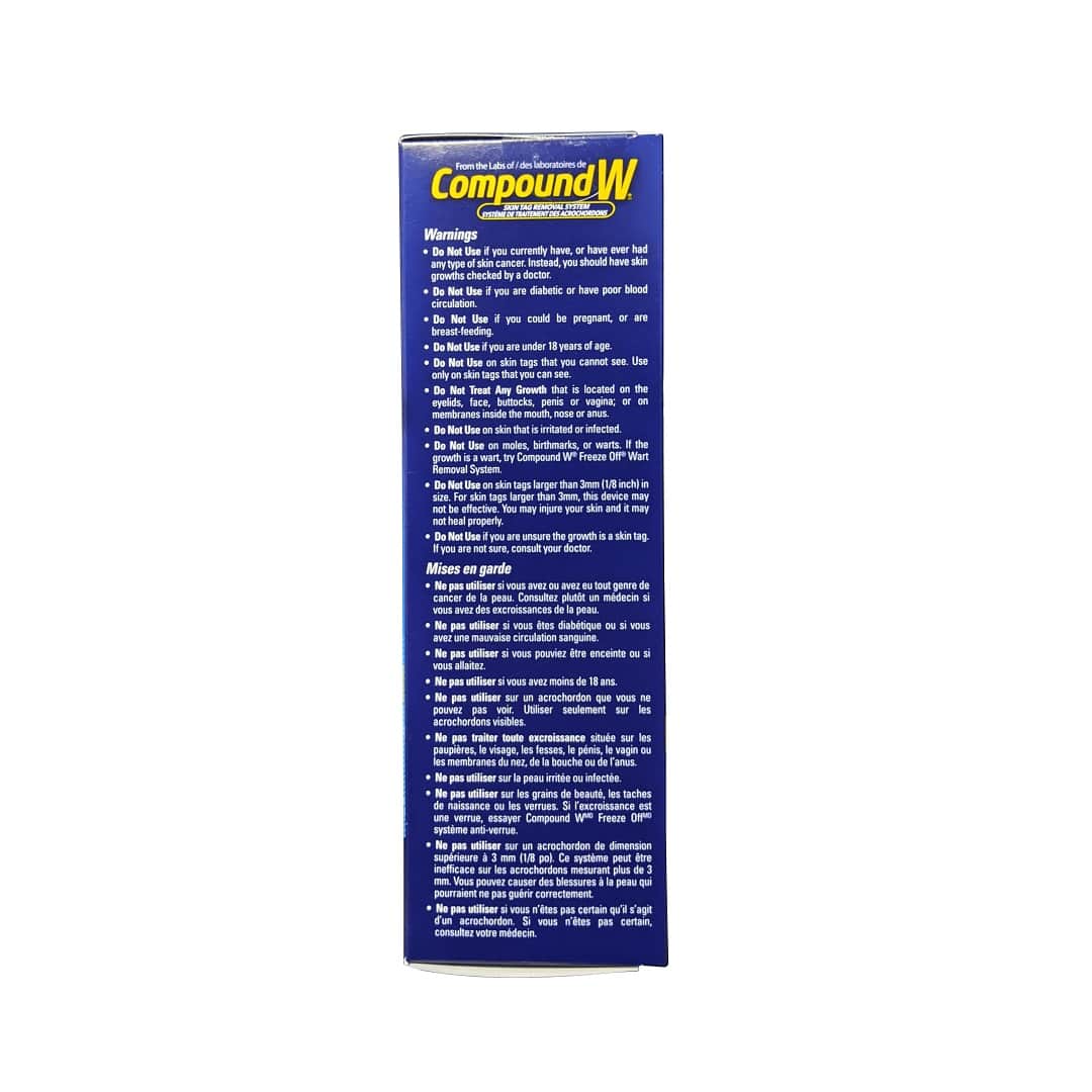 Compound Skin Tag Remover Compound W Skin Tag Remover (8 applications) – beyondRx.ca (by 99 Pharmacy)