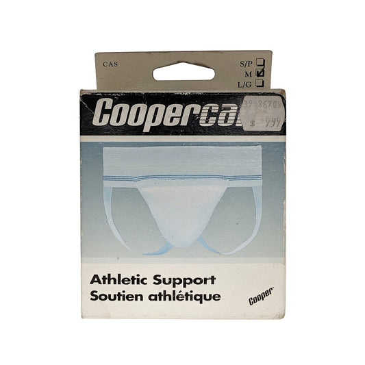 Product label for Coopercare Athletic Support Jersey Pouch (Medium) 