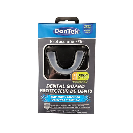 Product label for DenTek Professional-Fit Dental Guard