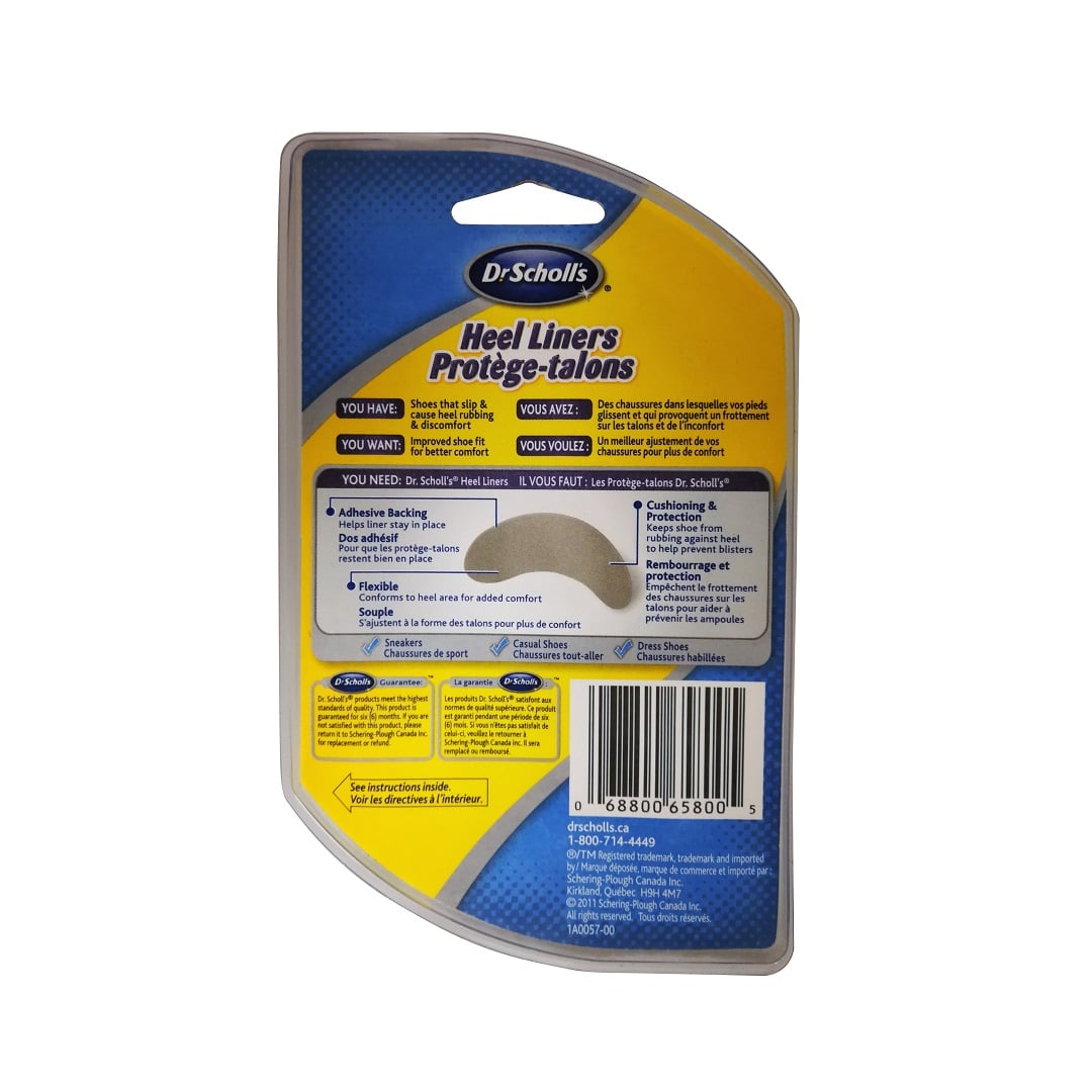 Description and features for Dr. Scholl's Heel Liners