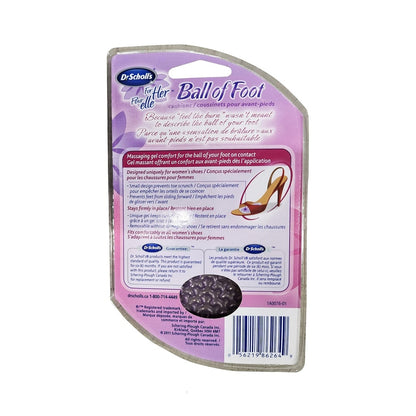 Description and features for Dr. Scholl's for Her Ball of Foot Cushions (1 pair)