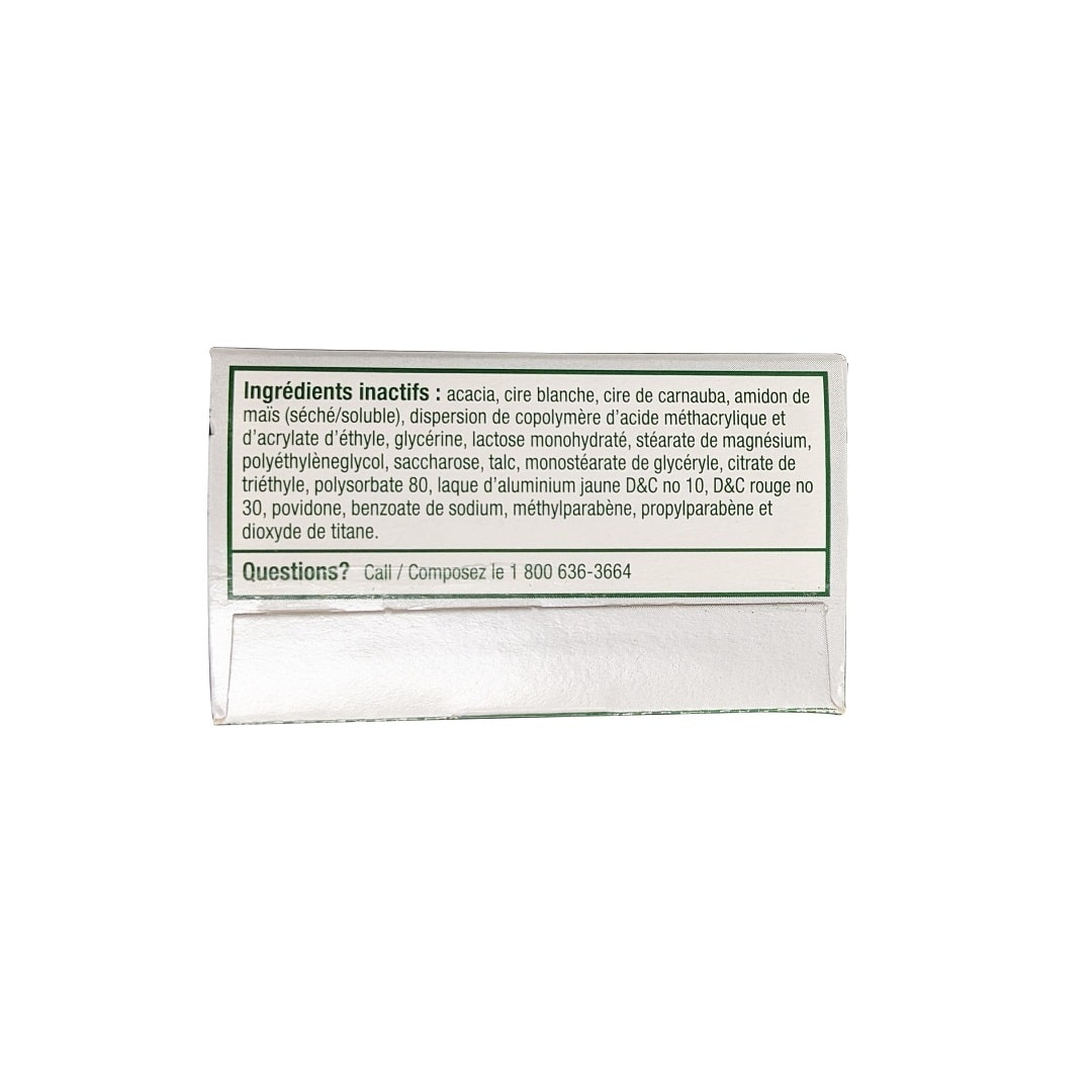 Ingredients for Dulcolax Bisacodyl 5mg Laxative Tablets (100 tablets)
