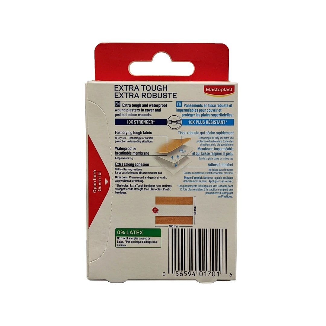 Features of Elastoplast Extra Tough Bandages 6cm x 10cm (8 bandages)