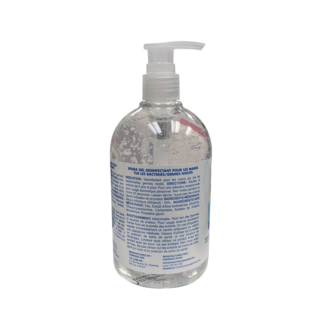 Epura Hand Sanitizer Gel 70% Ethyl Alcohol (500 mL)