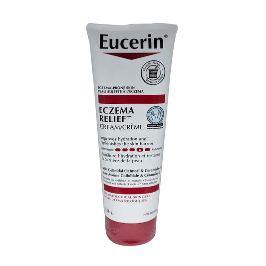 Product label forEucerin Eczema Relief Body Cream (226 mL) 