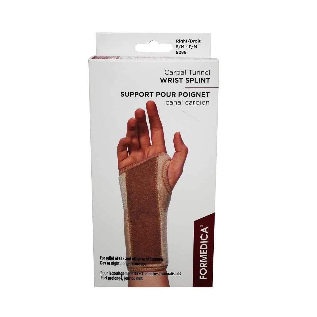 Formedica Carpal Tunnel Wrist Splint (Small / Medium) Right Hand