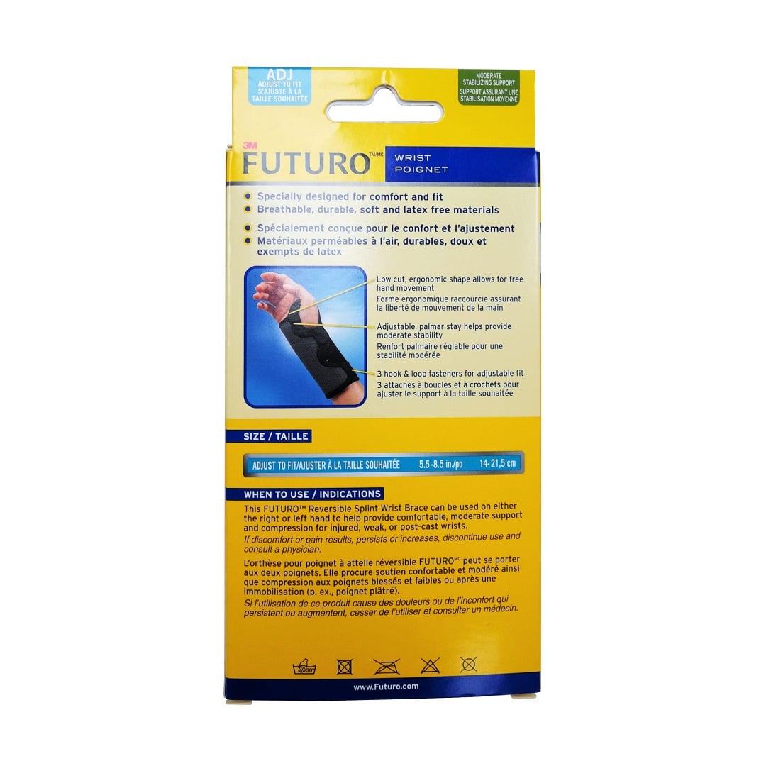 Futuro Reversible Splint Wrist Brace (Adjustable) –  (by 99  Pharmacy)