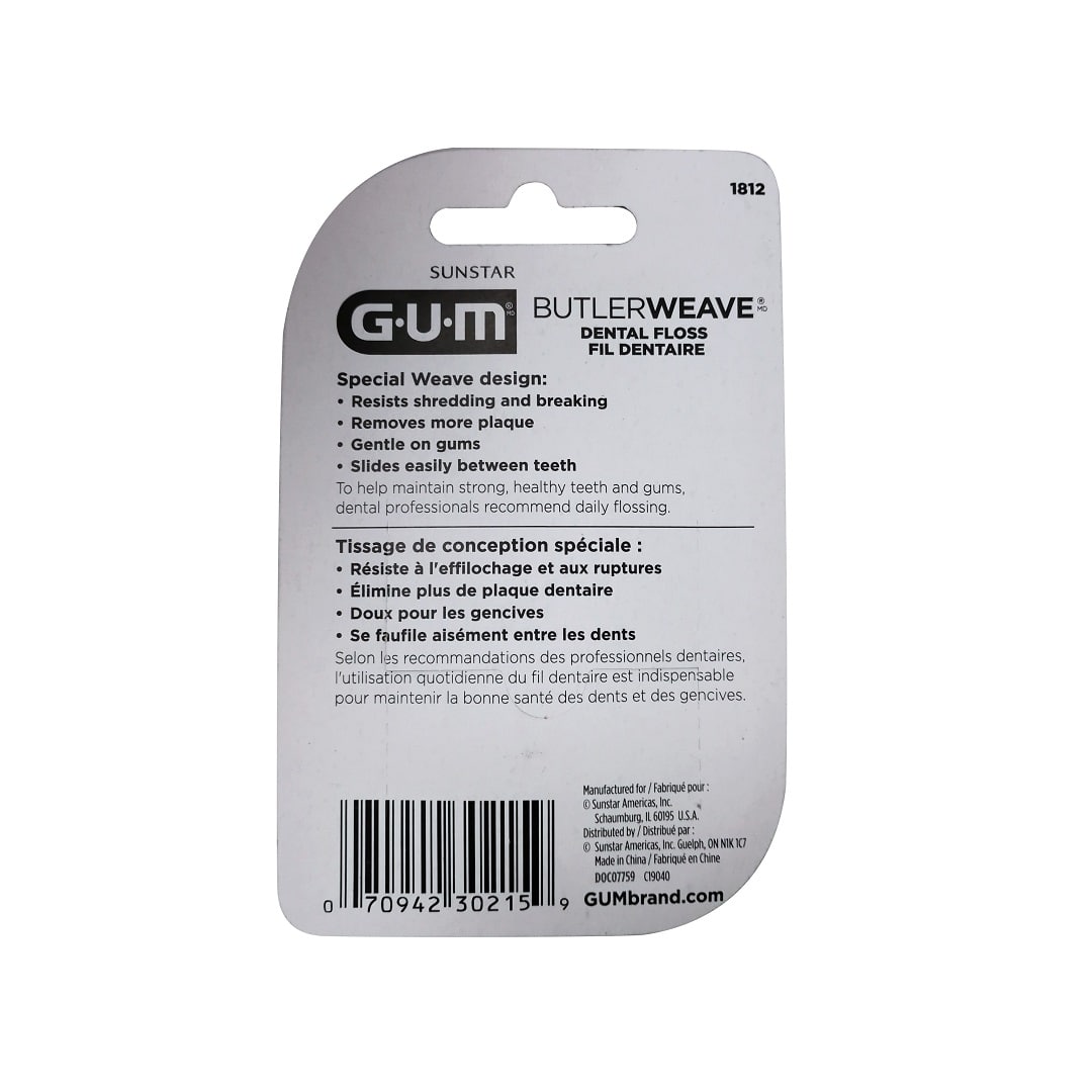 Product description for GUM Butlerweave Dental Floss