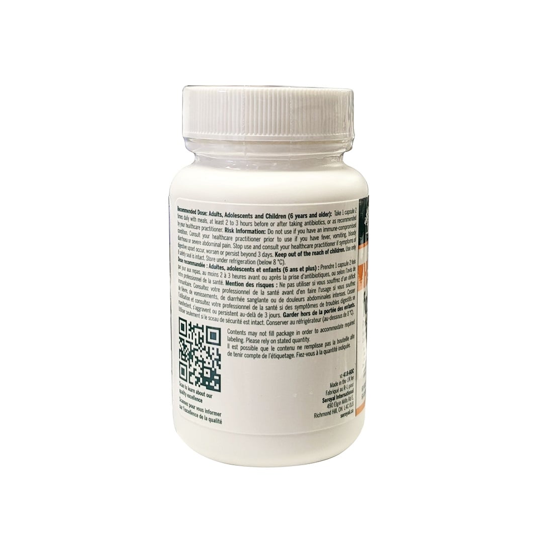 Dose and risk information for Genestra Brands HMF Forte Probiotic Formula (60 capsules)