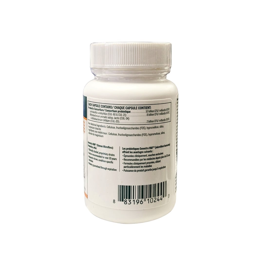Ingredients for Genestra Brands HMF Forte Probiotic Formula (60 capsules)