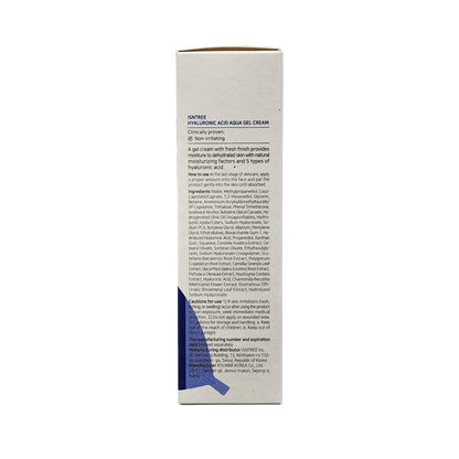 Description, how to use, ingredients, cautions for Isntree Hyaluronic Acid Aqua Gel Cream (100 mL) in English