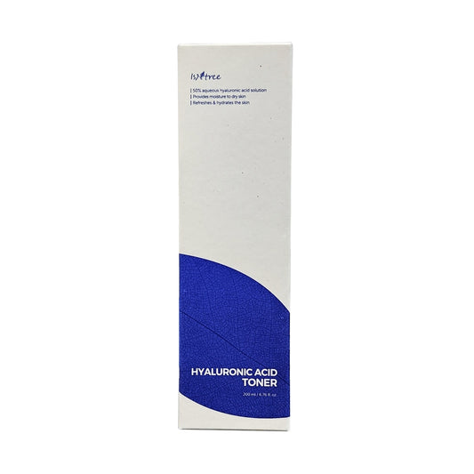 Product label for Isntree Hyaluronic Acid Toner (200 mL)