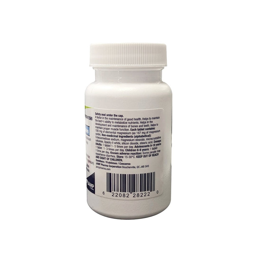 JAMP Magnesium Oxide 100 mg (100 tablets) beyondRx.ca (by 99 Pharmacy)