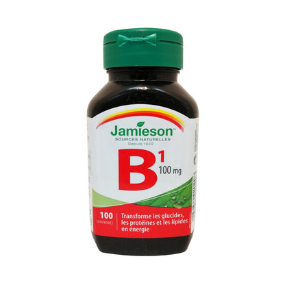 Product label for Jamieson B1 100mg in French