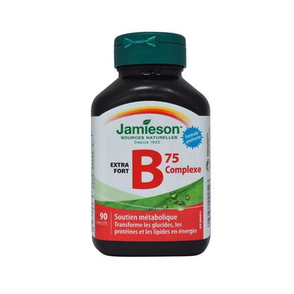 Product label for Jamieson B75 Complex in French