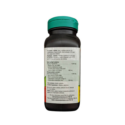 Directions, Ingredients for Jamieson Flax 1000 mg Omega-3 (20 softgel bonus) (200 softgels)