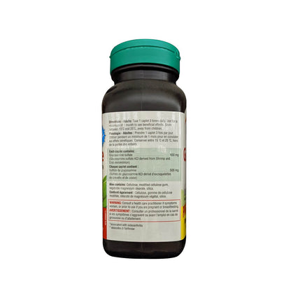 Directions, ingredients, warnings for Jamieson Glucosamine 500 mg Regular Strength (360 caplets)