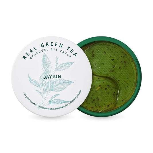 Product package for Jayjun Real Green Tea Hydrogel Eye Gel Patch (60 count)
