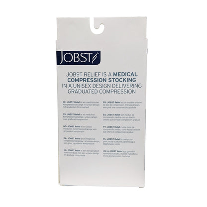 Indications for Jobst Relief Compression Stockings 20-30 mmHg - Knee High / Closed Toe / Black - Small