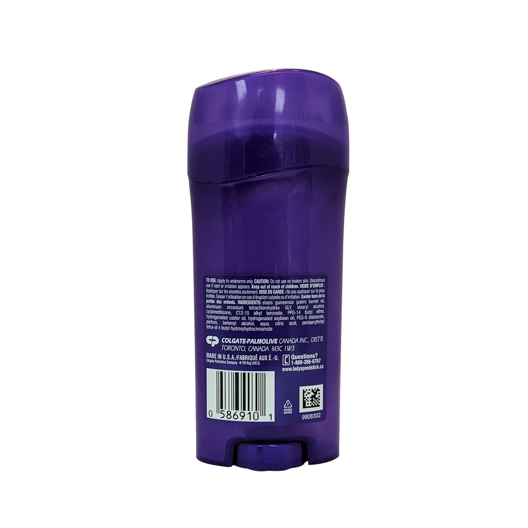 Directions, cautions, and ingredients for Lady Speed Stick Invisible Antiperspirant and Deodorant Cool & Fresh (70 grams)