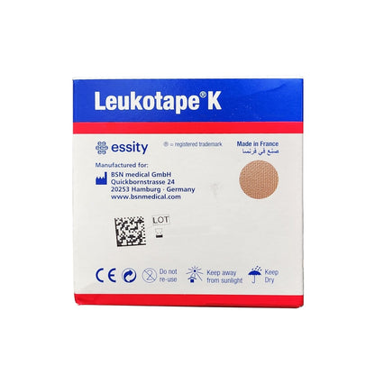 Product information for Leukoplast Leukotape K Kinesiology Tape (5 cm x 5 m)