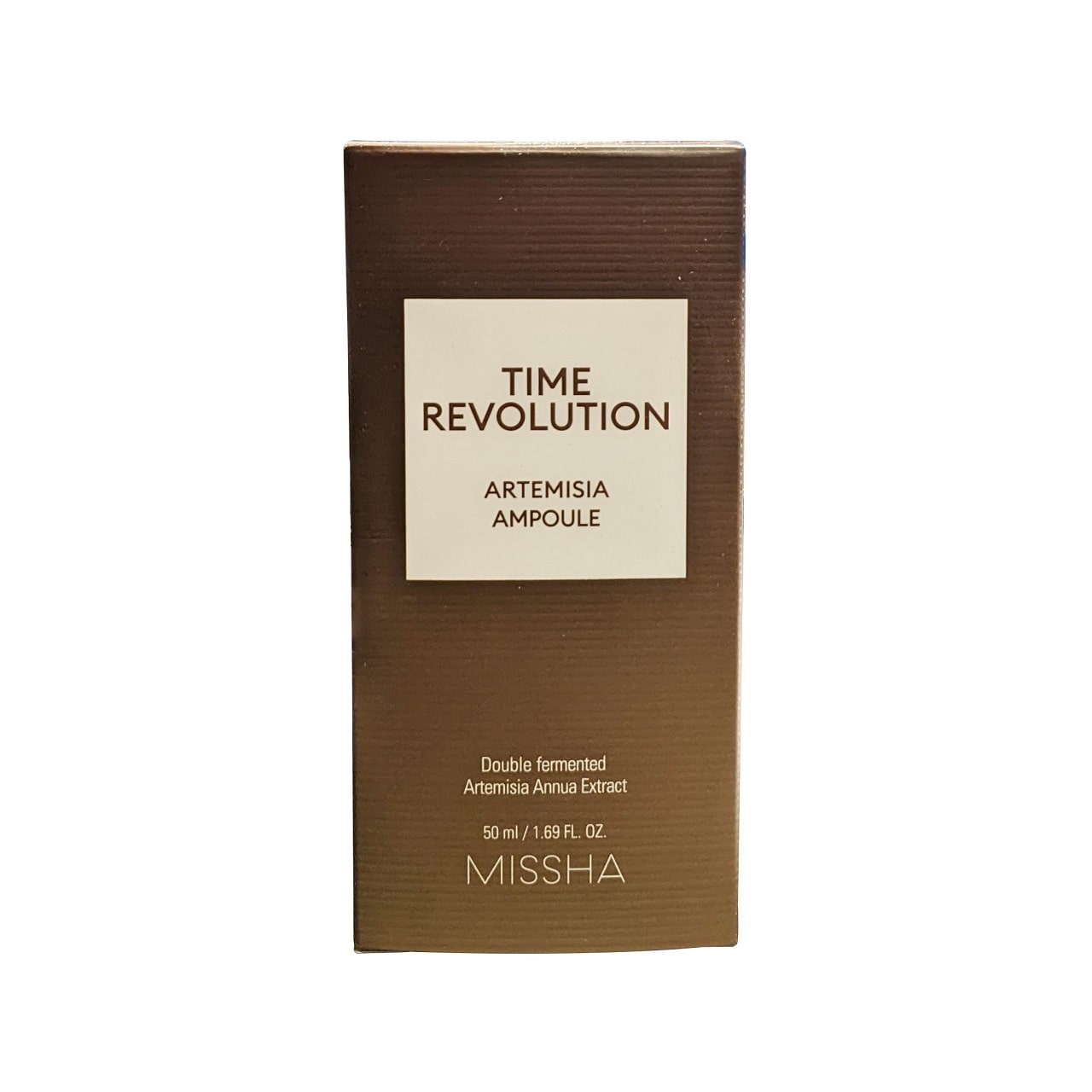 Product label for MISSHA Time Revolution Artemisia Ampoule (50 mL)