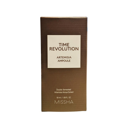 Product label for MISSHA Time Revolution Artemisia Ampoule (50 mL)